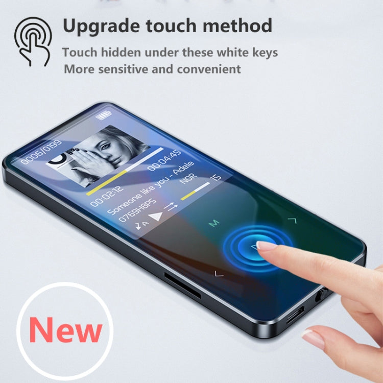 X2 16GB 1.8 inch Touch Screen Metal Bluetooth MP3 MP4 Hifi Sound Music Player (Blue) - MP4 Player by PMC TechLife | Online Shopping South Africa | PMC TechLife | Buy Now Pay Later Mobicred
