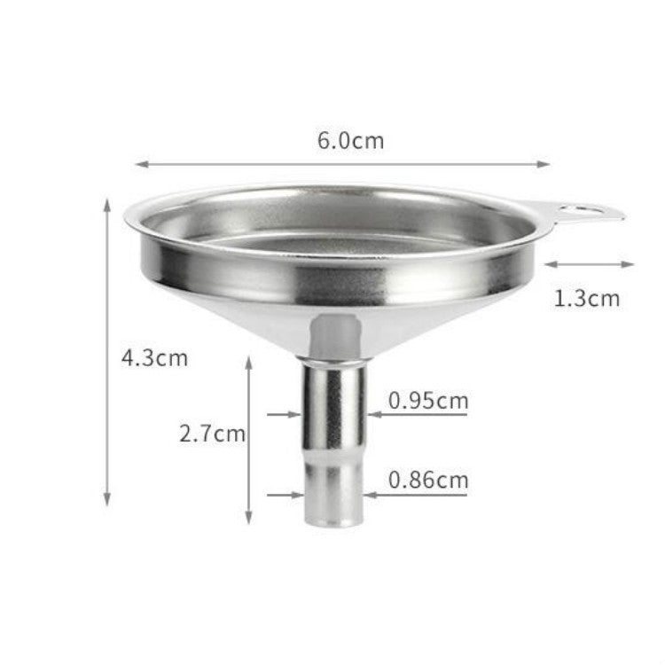 10 PCS Stainless Steel Conical Small Funnel Oil Leak Wine Leak Kitchen Gadgets - free shipping - PMC TechLife - Order now!