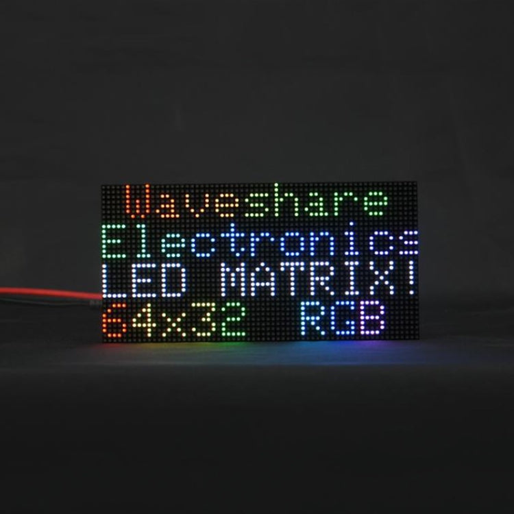 Waveshare RGB Full-color LED Matrix Panel, 2.5mm Pitch, 64x32 Pixels, Adjustable Brightness, 23707 - free shipping - PMC TechLife - Order now!