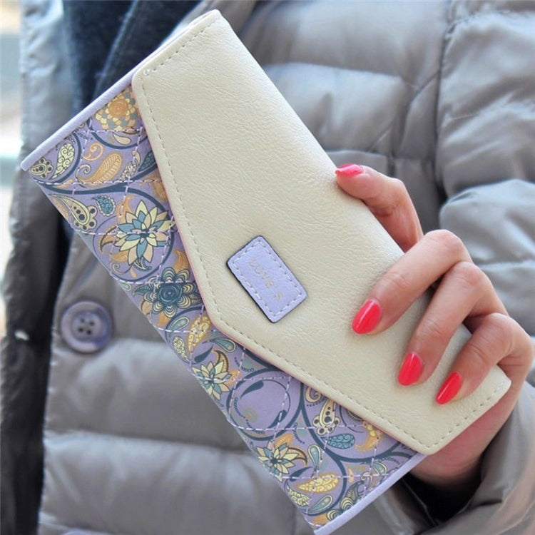 Fashion Ladies Leather Clutch Bag Purse Long Cartoon Wallet Coin Purse(Light Blue) - free shipping - PMC TechLife - Order now!