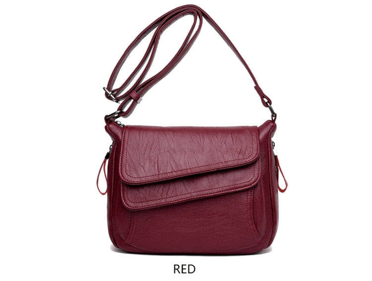 Summer Leather Luxury Handbags Female Shoulder Messenger Bag(Red) - free shipping - PMC TechLife - Order now!