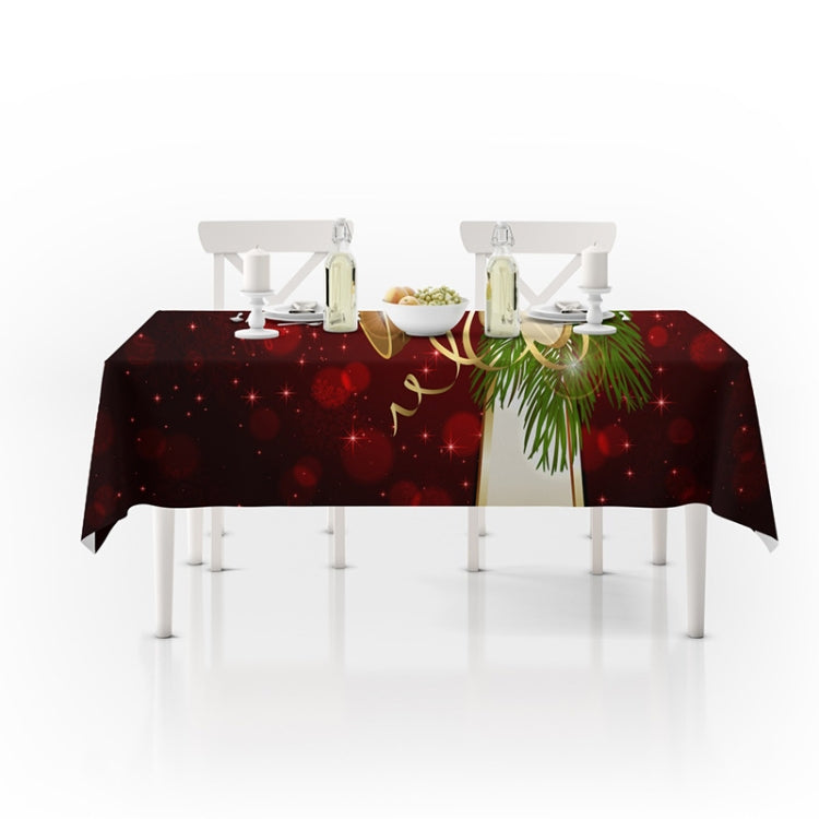 Household Rectangular Tablecloth Christmas Dining Coffee Table Cloth Decoration, Size:140x140cm(Christmas Bell) - Christmas Furniture Decoration by PMC TechLife | Online Shopping South Africa | PMC TechLife | Buy Now Pay Later Mobicred