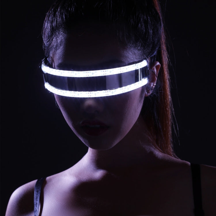 LED Glasses Luminous Party Classic Toys for Dance DJ Party Mask Costumes Props Gloves(White illuminating) - free shipping - PMC TechLife - Order now!