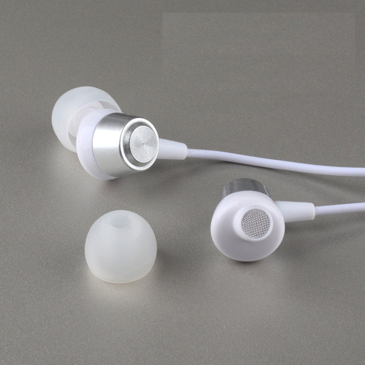 VPB S3 Sport Earphone Wired Super Bass 3.5mm Crack Earphone Earbud with Microphone Hands Free for Samsung MP3(Silver) - In Ear Wired Earphone by VPB | Online Shopping South Africa | PMC TechLife
