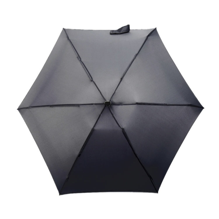 Mini Capsule Pocket Umbrella Windproof Foldable Travel Compact Umbrella(Black) - Umbrellas by PMC TechLife | Online Shopping South Africa | PMC TechLife | Buy Now Pay Later Mobicred