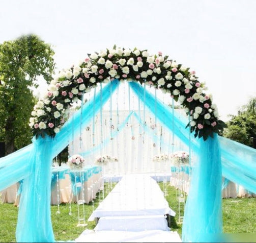 3pcs Tulle Roll Crystal Fabric Organza Tulle Roll Spool Decoration for Wedding Birthday Party, Size:2.5mx48cm(Light Pink) - free shipping - PMC TechLife - Order now!