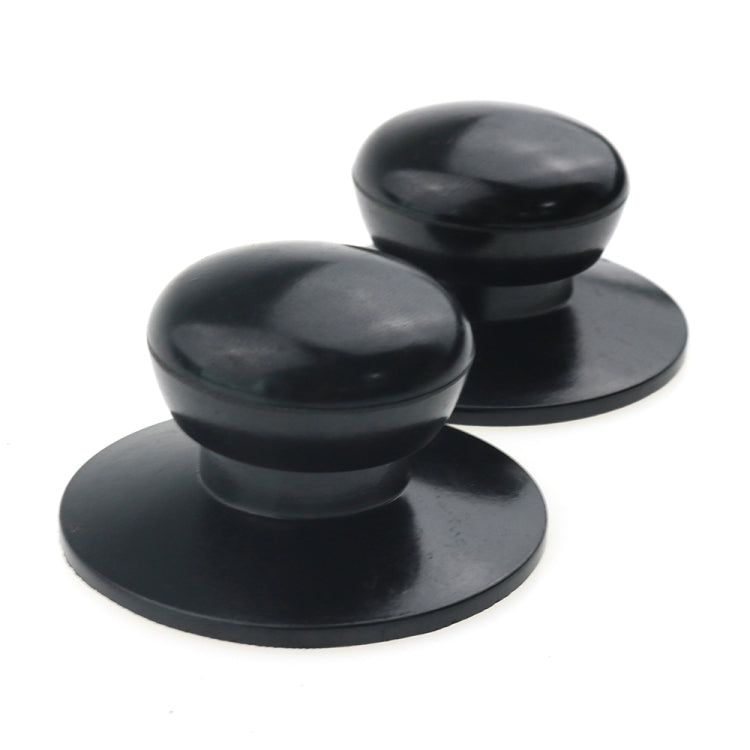 2 PCS Universal Pot Lid Handle Cap Hat Stainless Steel Fitting(Black) - free shipping - PMC TechLife - Order now!