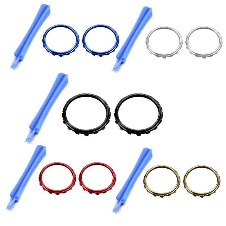 For Xbox One Elite 5pairs 3D Replacement Ring + Screwdriver Handle Accessories, Colour:Silver Plating - XBOX Spare Parts by PMC TechLife | Online Shopping South Africa | PMC TechLife | Buy Now Pay Later Mobicred