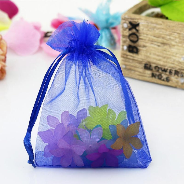 100 PCS Gift Bags Jewelry Organza Bag Wedding Birthday Party Drawable Pouches, Gift Bag Size:16X22cm(Dark Purple) - Gift Bags & Wrapping Supplies by PMC TechLife | Online Shopping South Africa | PMC TechLife | Buy Now Pay Later Mobicred