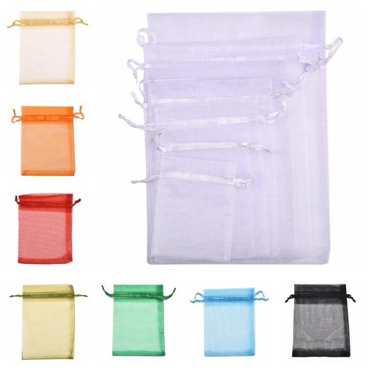 100 PCS Gift Bags Jewelry Organza Bag Wedding Birthday Party Drawable Pouches, Gift Bag Size:16X22cm(Dark Purple) - Gift Bags & Wrapping Supplies by PMC TechLife | Online Shopping South Africa | PMC TechLife | Buy Now Pay Later Mobicred