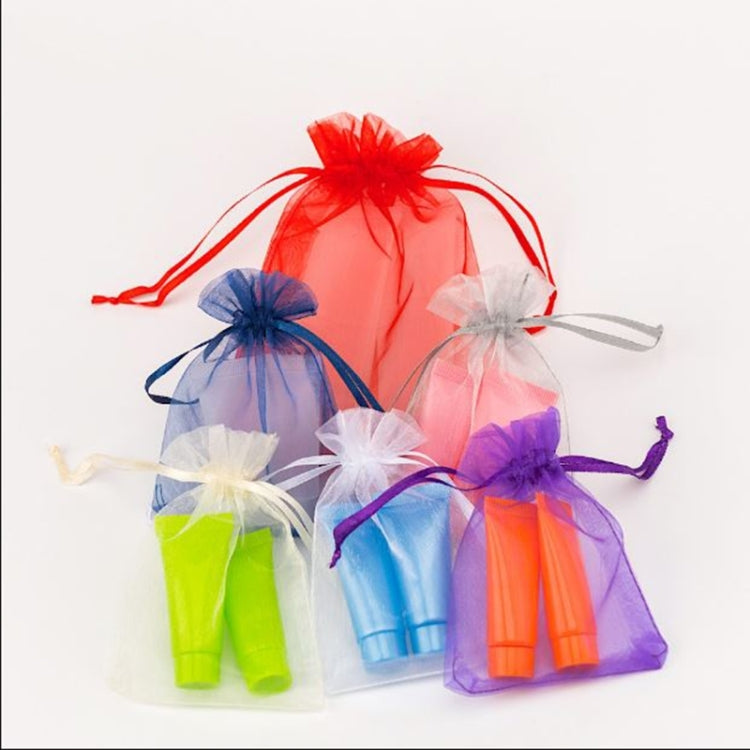 100 PCS Gift Bags Jewelry Organza Bag Wedding Birthday Party Drawable Pouches, Gift Bag Size:16X22cm(Dark Purple) - Gift Bags & Wrapping Supplies by PMC TechLife | Online Shopping South Africa | PMC TechLife | Buy Now Pay Later Mobicred