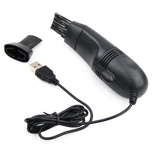 Mini USB Desktop Table Keyboard Vacuum Cleaner with Brushes(Random) - free shipping - PMC TechLife - Order now!