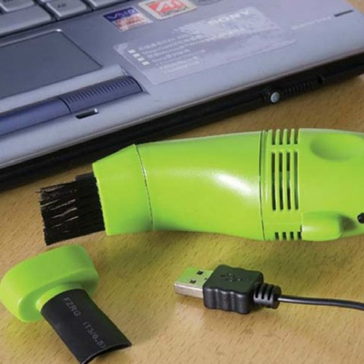 Mini USB Desktop Table Keyboard Vacuum Cleaner with Brushes(Random) - free shipping - PMC TechLife - Order now!