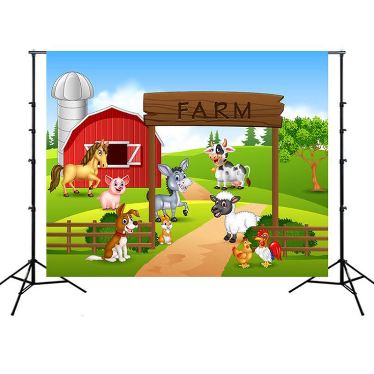 2.1m x 1.5m Animal Farm Children Birthday Theme Photography Background Cloth - Birthday Party by PMC TechLife | Online Shopping South Africa | PMC TechLife | Buy Now Pay Later Mobicred