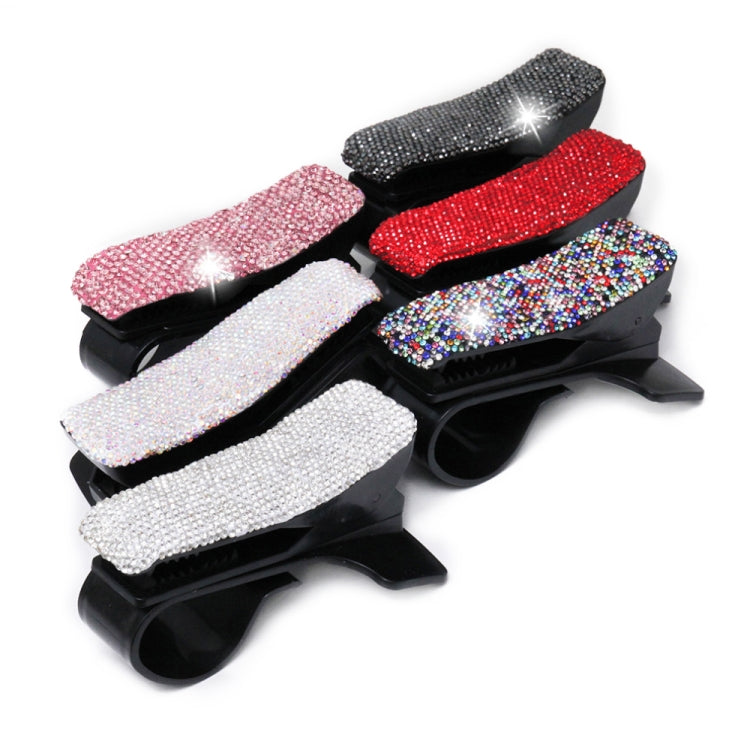 Diamond Car Phone Holder 360 Degree Rotating Creative Car Dashboard Mobile Holders(Bright Black) - Car Holders by PMC TechLife | Online Shopping South Africa | PMC TechLife