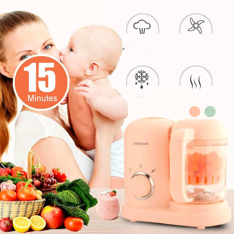 Multifunction Baby Food Cooking Maker Steamer Mixing Grinder Food Supplementary Machine EU Plug(Green) - Stirrer & Squeezer by PMC TechLife | Online Shopping South Africa | PMC TechLife | Buy Now Pay Later Mobicred