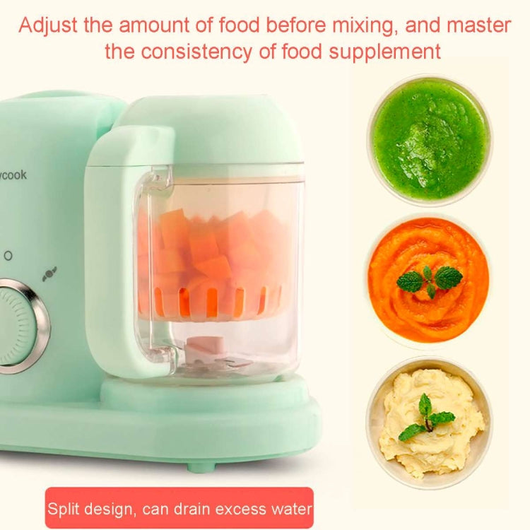 Multifunction Baby Food Cooking Maker Steamer Mixing Grinder Food Supplementary Machine EU Plug(Green) - Stirrer & Squeezer by PMC TechLife | Online Shopping South Africa | PMC TechLife | Buy Now Pay Later Mobicred