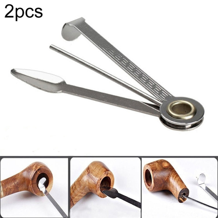 2 PCS Multifunctional 3in1 Stainless Steel Smoking Tobacco Pipe Cleaner Cleaning Tool Smoking Accessories Weed Accessories - free shipping - PMC TechLife - Order now!