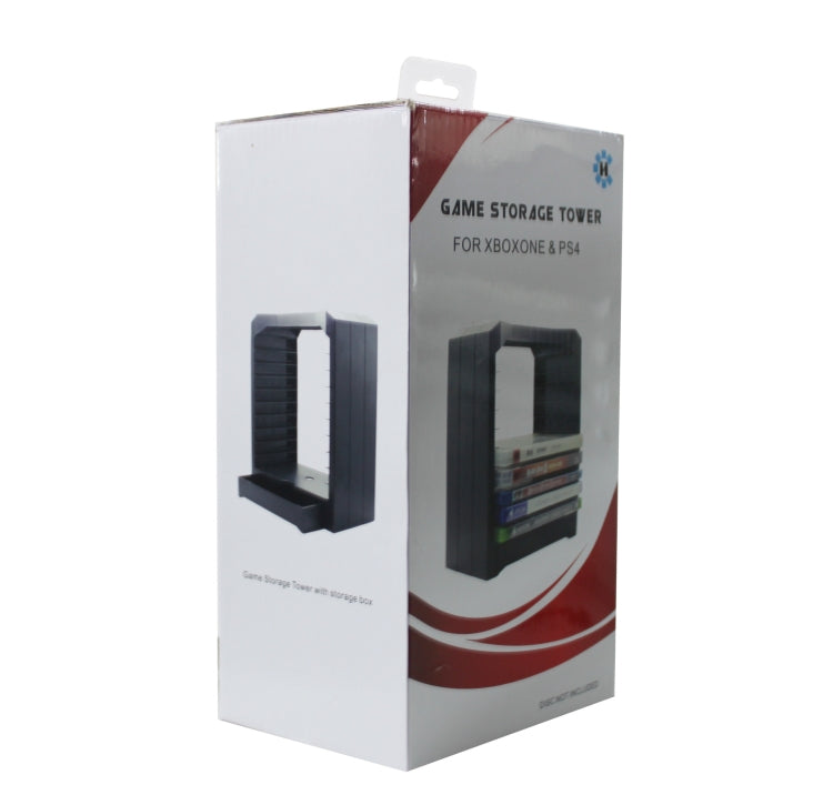 Disc Holder Game Accessories Storage Box for PS4 Accessories / Host Panel / Game Discs - Holder by PMC TechLife | Online Shopping South Africa | PMC TechLife