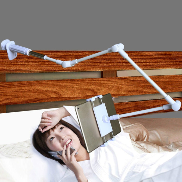 360 Degree Rotation Lazy Mount Folding Long Arm Phone Stand Holder for 4-14 Inch Tablet & Phone(Gold) - free shipping - PMC TechLife - Order now!