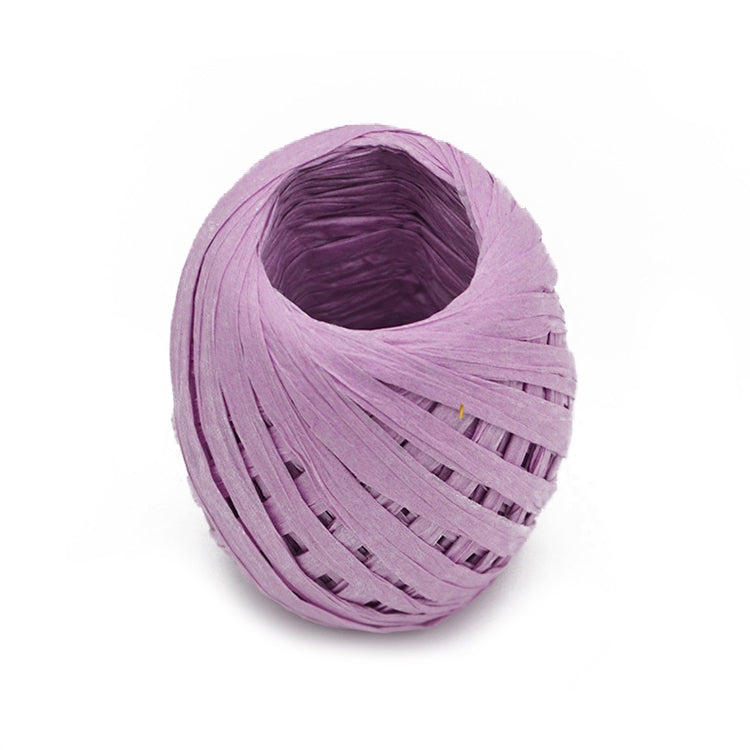 20M Paper Rope Raffia Ribbon Natural Lace Rope Gift Box Wrapping DIY Decoration(Llight Purple) - Ribbons by PMC TechLife | Online Shopping South Africa | PMC TechLife | Buy Now Pay Later Mobicred