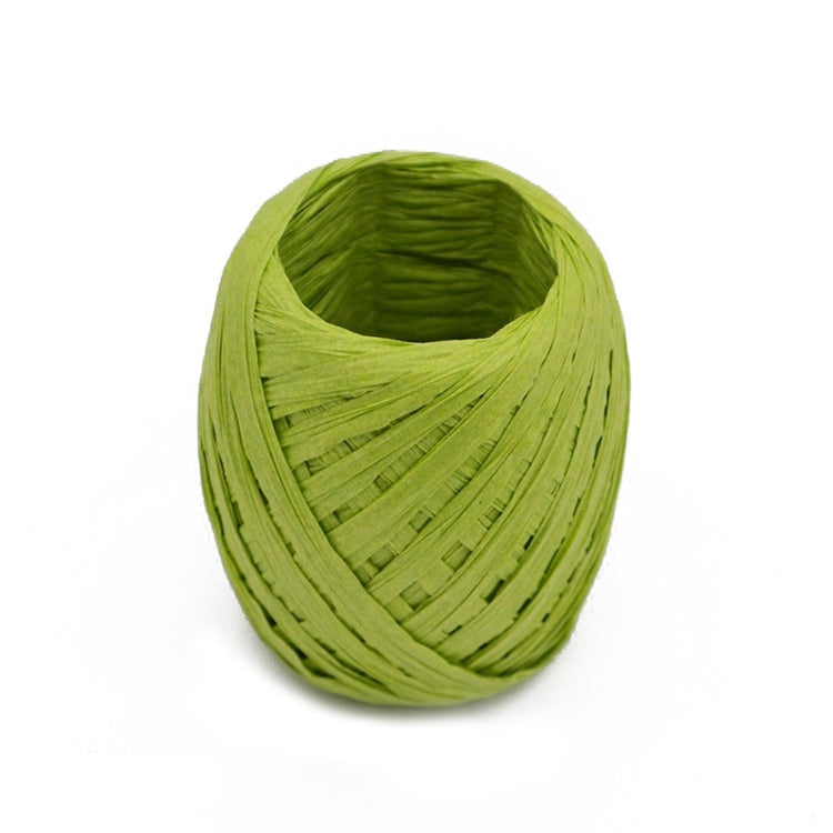 20M Paper Rope Raffia Ribbon Natural Lace Rope Gift Box Wrapping DIY Decoration(Grass Green) - Ribbons by PMC TechLife | Online Shopping South Africa | PMC TechLife | Buy Now Pay Later Mobicred