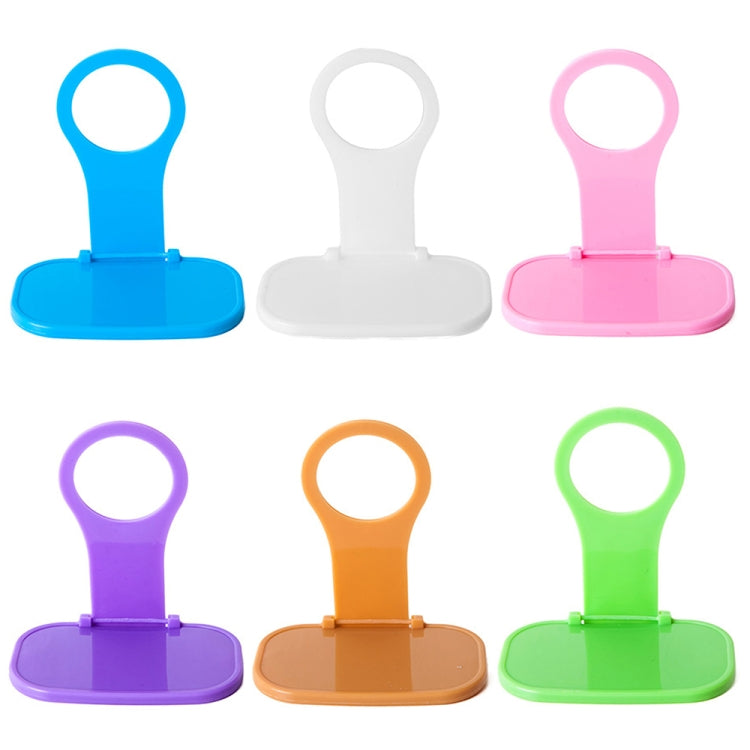 5 PCS Creative Collapsible Plastic Mobile Phone Charging Stand Portable Mobile Phone Charging Companion, Random Color Delivery - Desktop Holder by PMC TechLife | Online Shopping South Africa | PMC TechLife