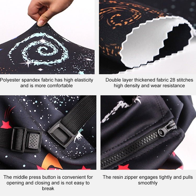 Travel Abrasion-resistant Elastic Luggage Protective Cover Suitcase Dust Covers, Size:22-24 inch(Gradient Ripple) - Dust Covers by PMC TechLife | Online Shopping South Africa | PMC TechLife | Buy Now Pay Later Mobicred
