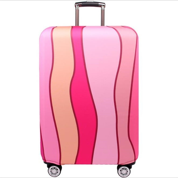 Travel Abrasion-resistant Elastic Luggage Protective Cover Suitcase Dust Covers, Size:25-28 inch(Pink Ripple) - free shipping - PMC TechLife - Order now!