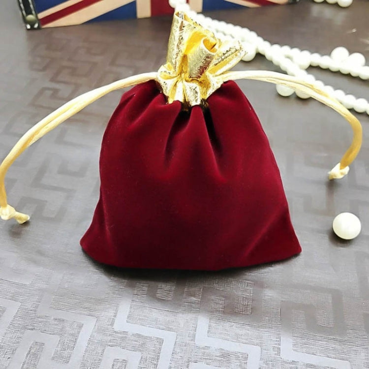 Velvet Bag Jewelry Storage Bag Christmas New Year Holiday Blessing Bag, Size:12x15cm(Red Wine) - Christmas Gift Bags & Boxes by PMC TechLife | Online Shopping South Africa | PMC TechLife | Buy Now Pay Later Mobicred