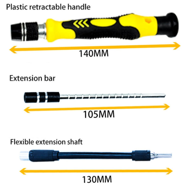 110 in 1 Magnetic Plum Screwdriver Mobile Phone Disassembly Repair Tool(Dark Gray+Red) - Screwdriver Set by PMC TechLife | Online Shopping South Africa | PMC TechLife