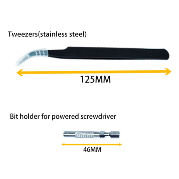 110 in 1 Magnetic Plum Screwdriver Mobile Phone Disassembly Repair Tool(Dark Gray+Red) - Screwdriver Set by PMC TechLife | Online Shopping South Africa | PMC TechLife