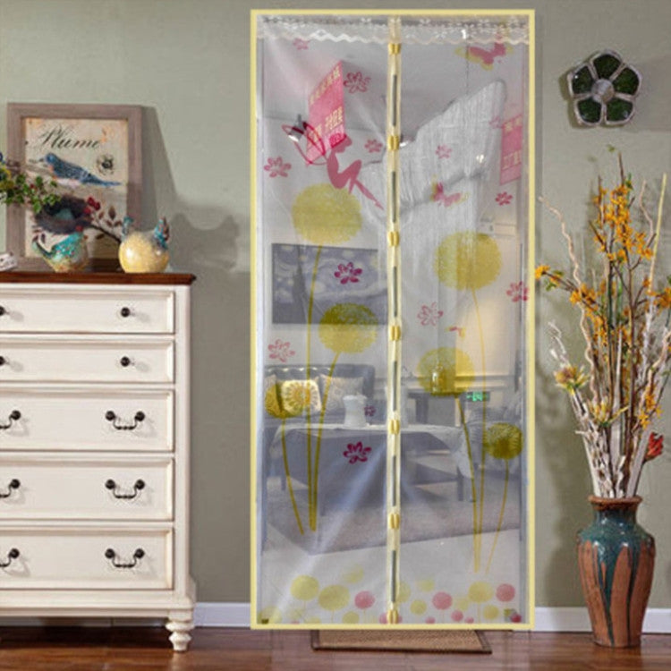 Summer Mosquito Curtain Magnetic Soft Screen Door Curtain, Size:90 x 210cm(Beige) - free shipping - PMC TechLife - Order now!