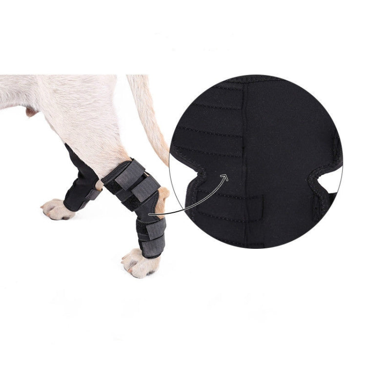 DogLemi PD60041 Dog Hock Brace Pet Supportive Rear Dog Compression Leg Joint Wrap Protects Wounds and Injury, Size:L - Protective & Protection by PMC TechLife | Online Shopping South Africa | PMC TechLife | Buy Now Pay Later Mobicred