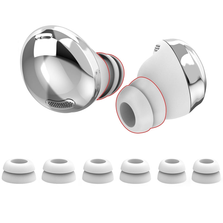 For Samsung Galaxy Buds Pro AhaStyle PT168 Silicone Earphone Earcups, Size:S+M+L(White) - Anti-dust & Ear Caps by AhaStyle | Online Shopping South Africa | PMC TechLife