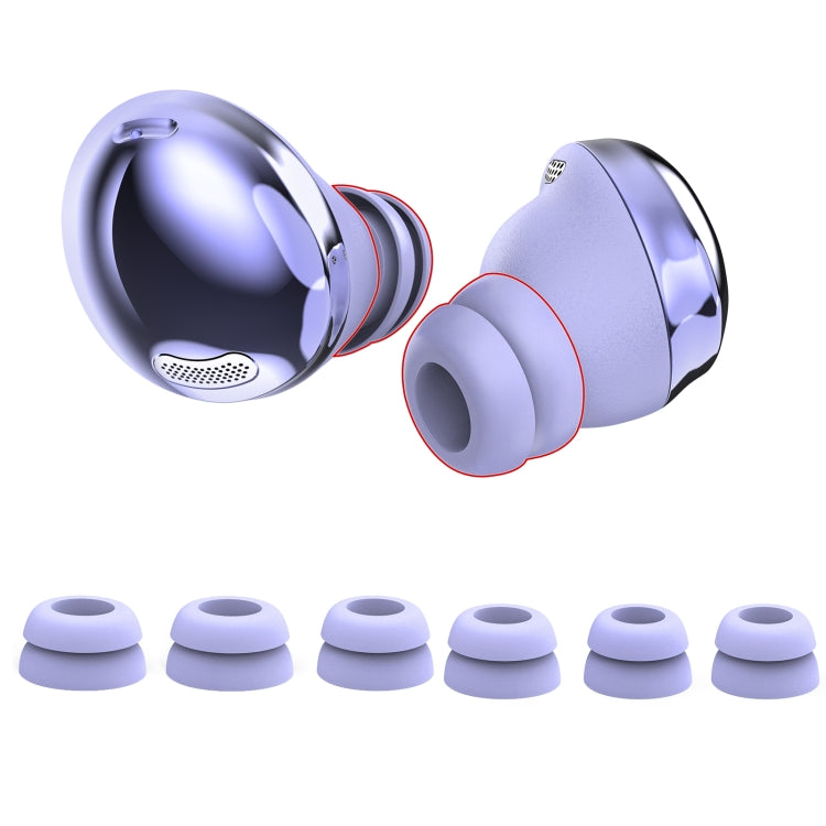 For Samsung Galaxy Buds Pro AhaStyle PT168 Silicone Earphone Earcups, Size:S+M+L(Purple) - Anti-dust & Ear Caps by AhaStyle | Online Shopping South Africa | PMC TechLife | Buy Now Pay Later Mobicred
