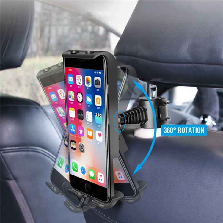 Universal Adjustable Car Tablet Stand Holder Car Seat Back Bracket For 4-11 Inch Tablet(Black) - Car Holders by PMC TechLife | Online Shopping South Africa | PMC TechLife
