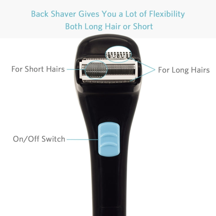 Foldable Long Handle Electric Shaver On Back - free shipping - PMC TechLife - Order now!