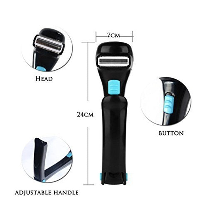 Foldable Long Handle Electric Shaver On Back - free shipping - PMC TechLife - Order now!