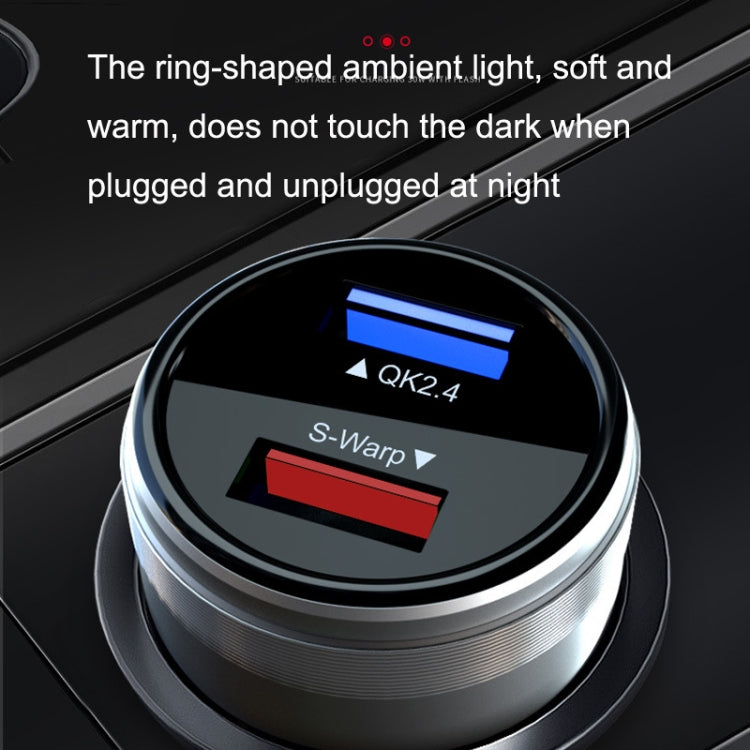 QIAKEY GX739 Dual USB Fast Charge Car Charger(Red) - free shipping - PMC TechLife - Order now!