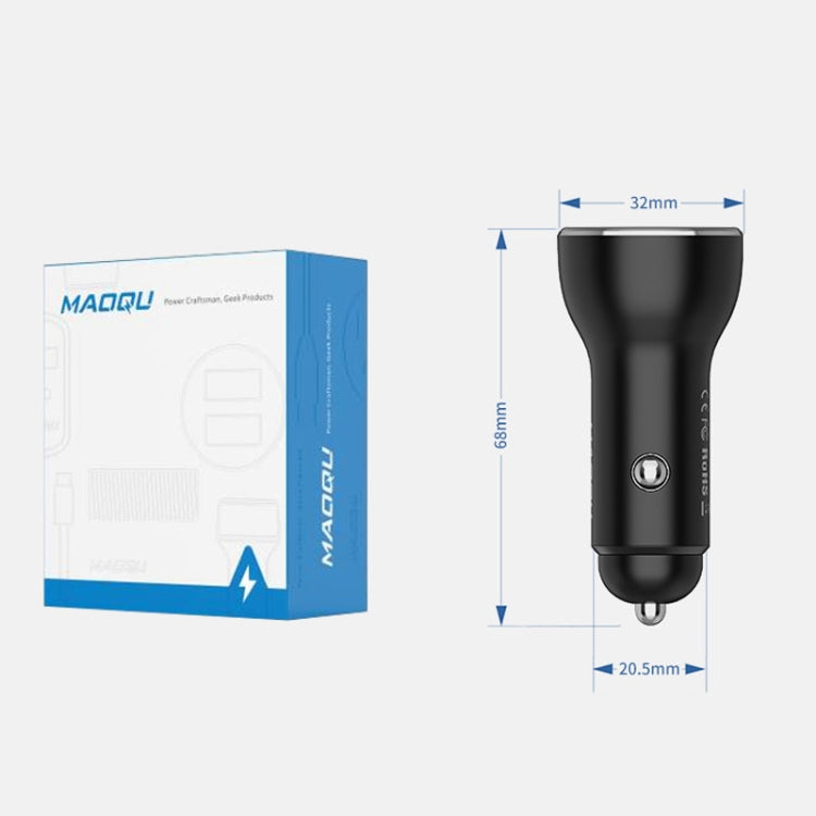 QIAKEY QK506L Dual Ports Fast Charge Car Charger(Black) - free shipping - PMC TechLife - Order now!