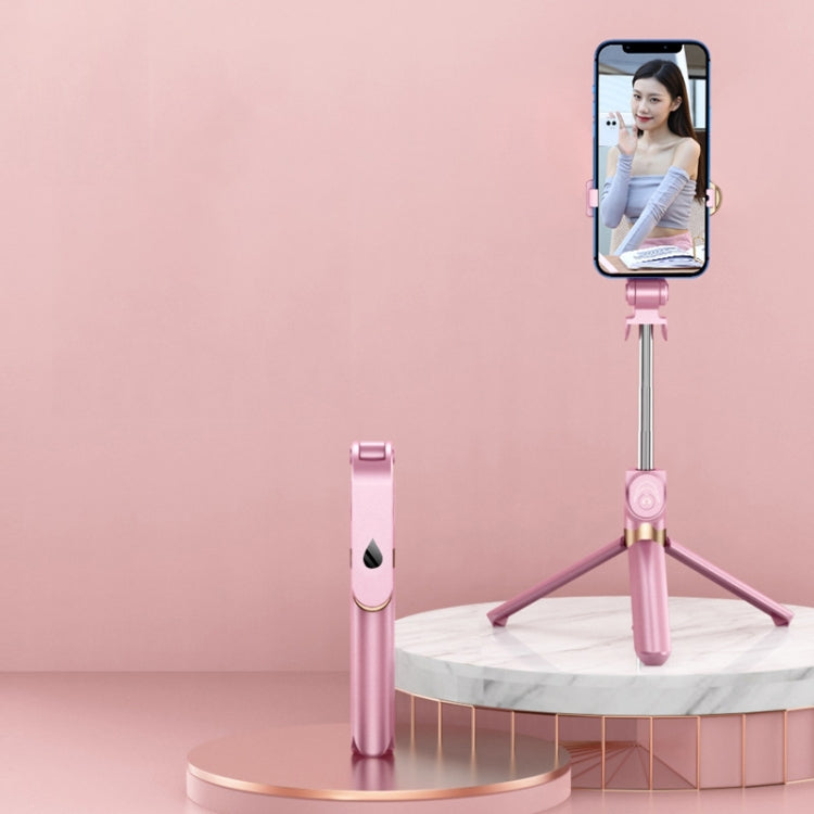 XT06 Live Beauty Bluetooth Tripod Selfie Stick(Pink) - free shipping - PMC TechLife - Order now!