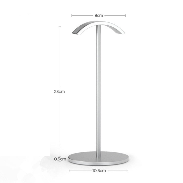 Aluminum Alloy Headset Bracket Weaving Headset Metal Display Stand(Silver) - Anti-lost & Holder by PMC TechLife | Online Shopping South Africa | PMC TechLife