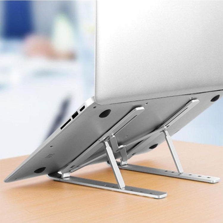 Aluminum Alloy Couch Notebook Mount Sofa Foldable Laptop Stand(Silver) - free shipping - PMC TechLife - Order now!