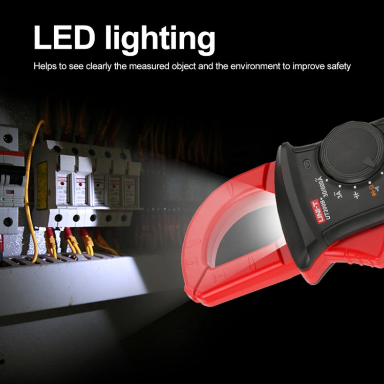 UNI-T  UT200A+ 400A Digital Clamp Multimeter AC/DC Voltage Detector Frequency Resistance Tester - free shipping - PMC TechLife - Order now!