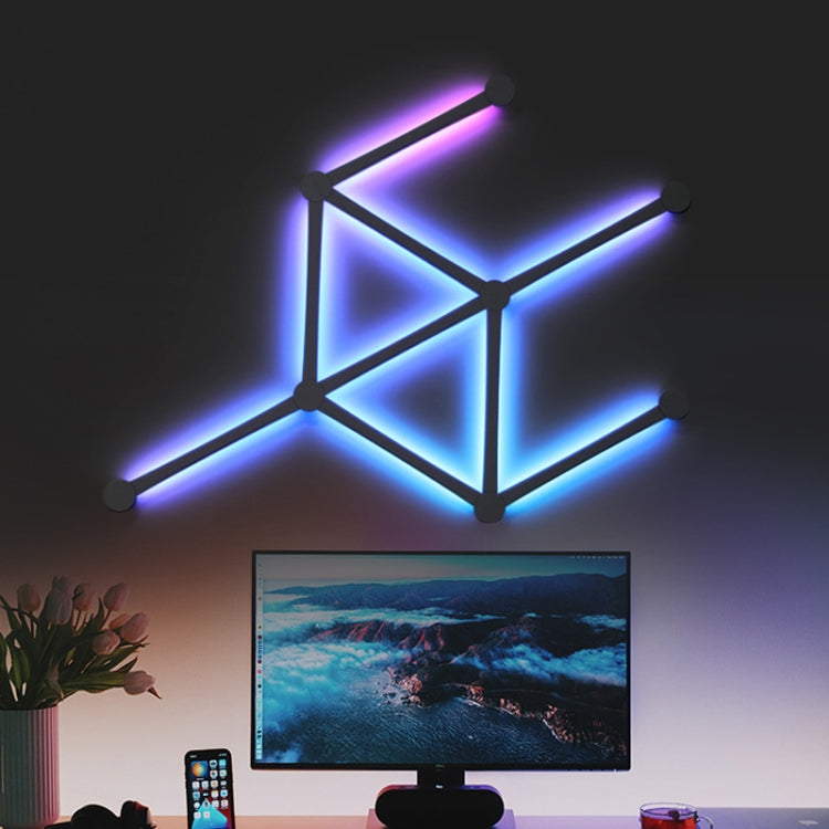 JSK-P22 Smart RGB Mosaic Light Rhythm Light Support Amazon Alexa / Google Assistant /DuerOS US Plug(White) - Novelty Lighting by PMC TechLife | Online Shopping South Africa | PMC TechLife