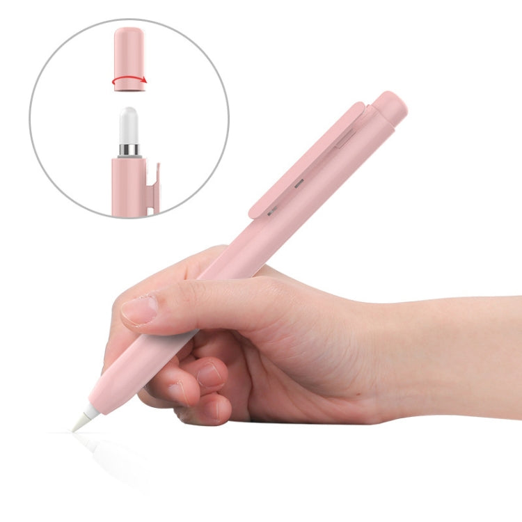 Automatic Retractable Stylus Pen Case For Apple Pencil 2(Pink) - Pencil Accessories by PMC TechLife | Online Shopping South Africa | PMC TechLife | Buy Now Pay Later Mobicred