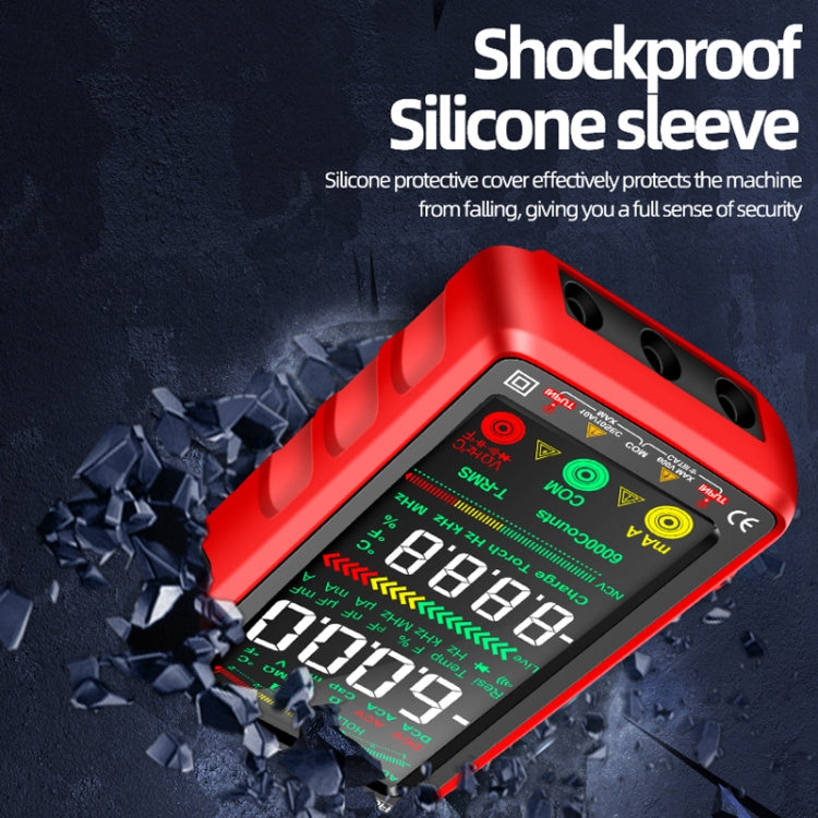 ANENG 682 Smart VA Reverse Display Automatic Range Rechargeable Multimeter(Red) - free shipping - PMC TechLife - Order now!