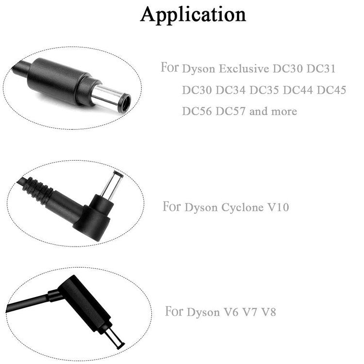 Charging Adapter Charger Power Adapter Suitable for Dyson Vacuum Cleaner, Plug Standard:AU Plug - free shipping - PMC TechLife - Order now!