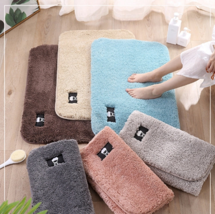 Bathroom Toilet Absorbent Bath Mat Carpet Bedroom Non-slip Foot Pad, Size:40x60cm(Dark Grey) - free shipping - PMC TechLife - Order now!